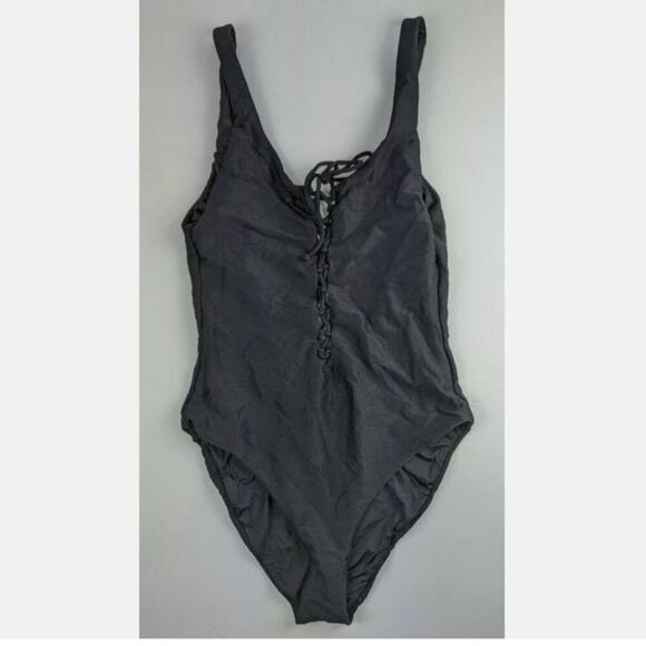 Onia Bridget One-Piece Swimsuit, Black, Women's Large